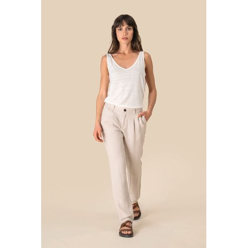 Pantalón de lino mujer