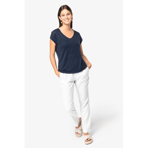 Pantalon en lin femme - 8
