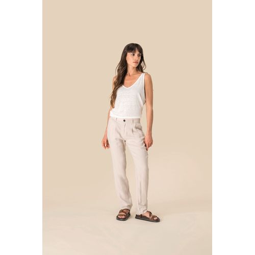 Pantalón de lino mujer