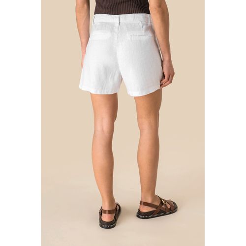 Short en lin femme