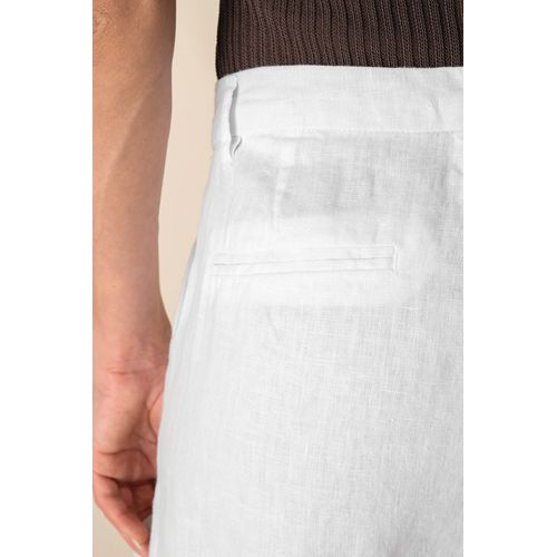 Short en lin femme