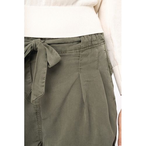 Short écoresponsable délavé en lyocell femme - 5