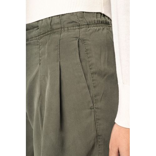 Short écoresponsable délavé en lyocell femme - 7