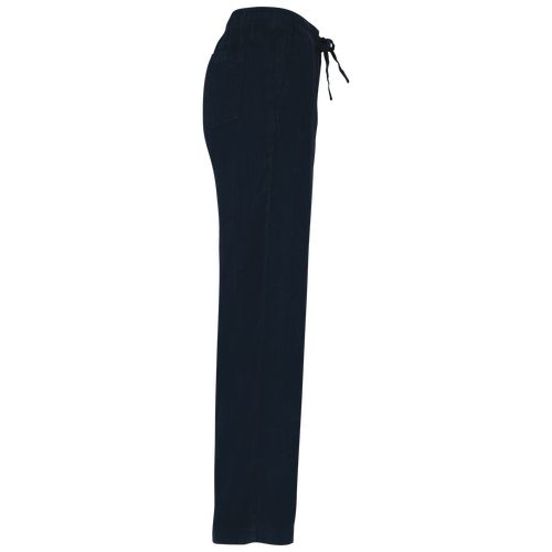 Pantalon délavé en lin femme - 12