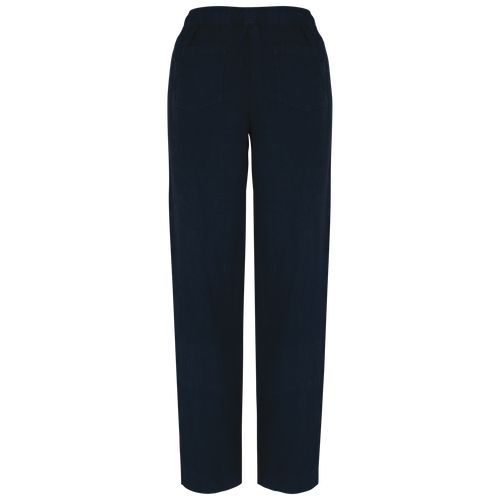 Pantalon délavé en lin femme - 11