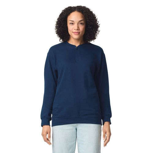 Sweat-shirt en molleton 1/4 zip