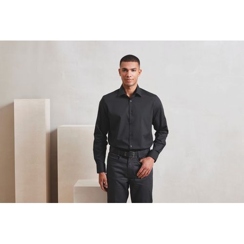 Chemise popeline RECYCLIGHT à manches longues pour homme - 1