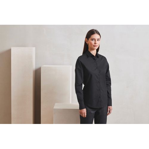 Chemise popeline RECYCLIGHT à manches longues pour femme - 1