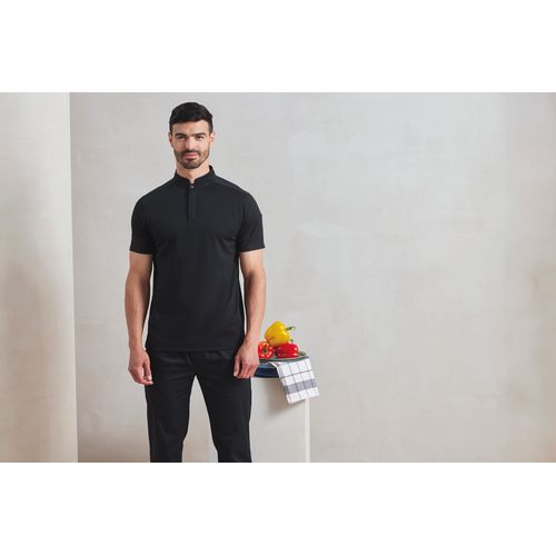 POLO DE COCINERO COOLCHECKER ESSENTIAL DE MANGA CORTA<BR/>