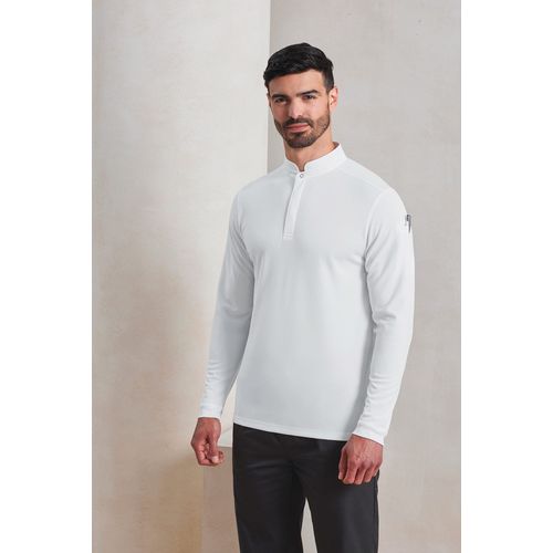 Polo de cuisinier Coolchecker Essential à manches longues - 1
