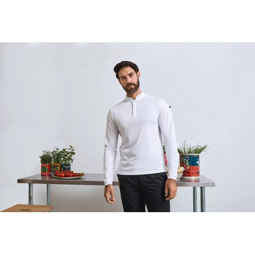 Polo de cuisinier Coolchecker Essential à manches longues - 3