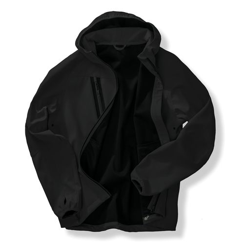 Veste Softshell 3 couches recyclée à capuche unisexe - 3
