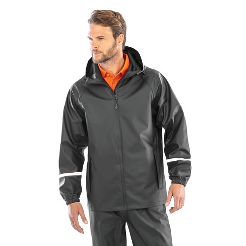 Veste imperméable Prism PU avec bandes réfléchissantes