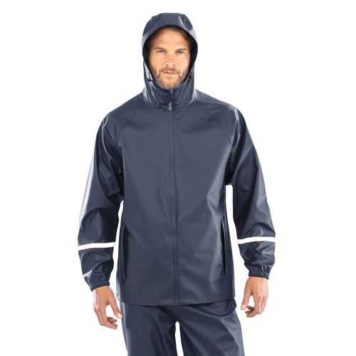Veste imperméable Prism PU avec bandes réfléchissantes