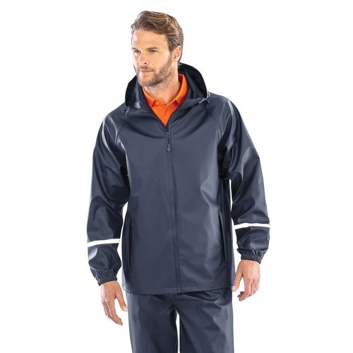 Veste imperméable Prism PU avec bandes réfléchissantes