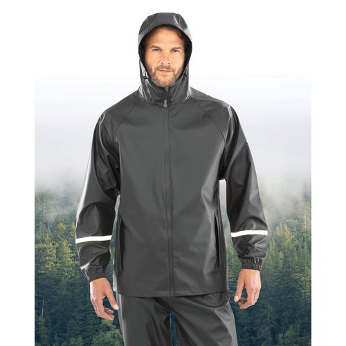 Veste imperméable Prism PU avec bandes réfléchissantes - 2
