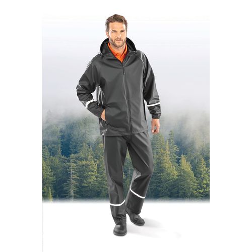 Veste imperméable Prism PU avec bandes réfléchissantes