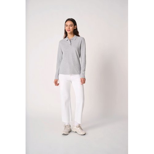 Polo piqué LSL femme - 4