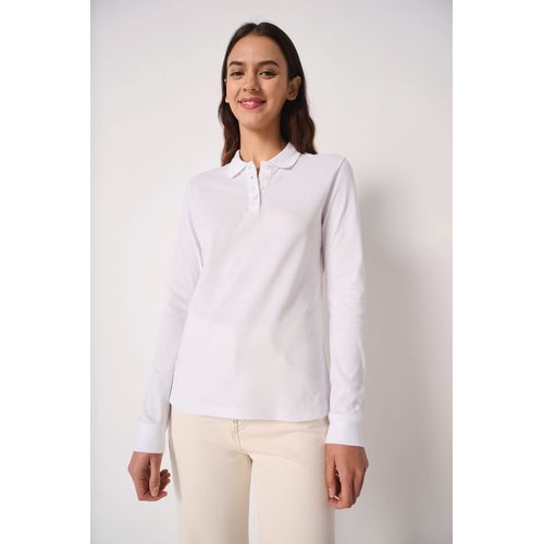Polo piqué LSL femme - 1