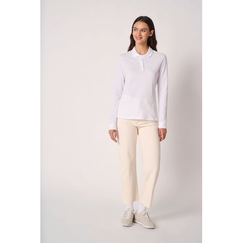 Polo piqué LSL femme - 5