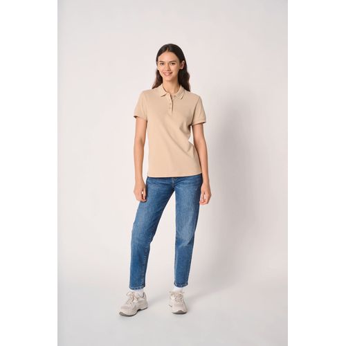 Polo punto piqué mujer