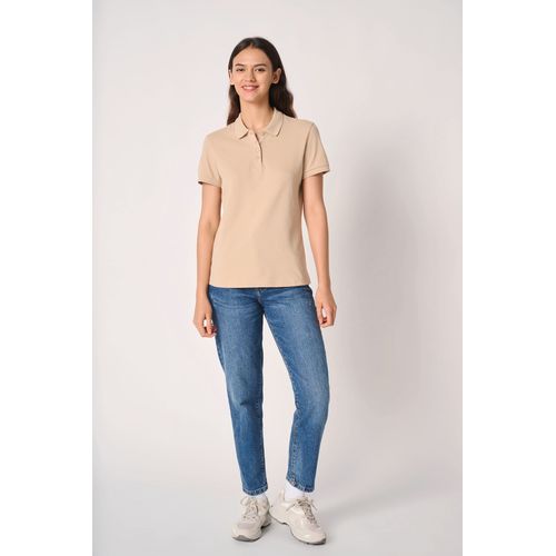 Polo punto piqué mujer