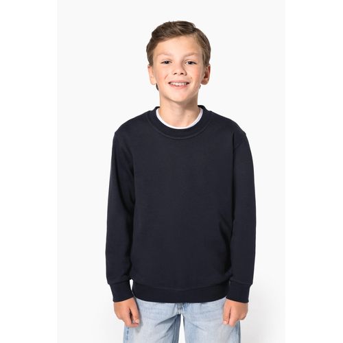 SUDADERA RECICLADA CUELLO REDONDO PARA NIÑO