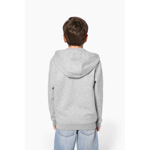 Sweat-shirt recyclé zippé à capuche enfant - 2