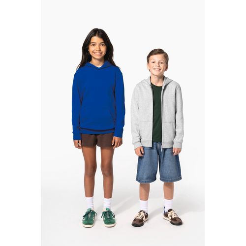 Sweat-shirt recyclé zippé à capuche enfant - 11