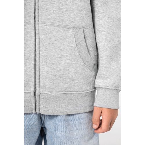 Sweat-shirt recyclé zippé à capuche enfant - 6