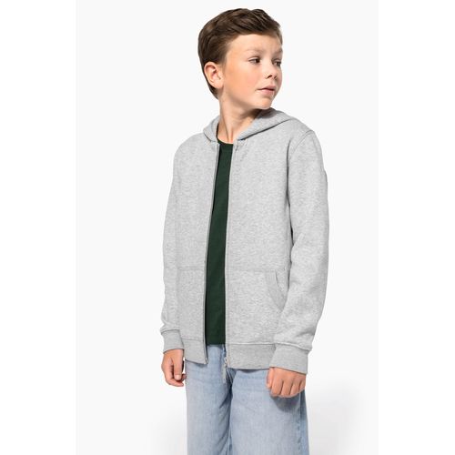Sweat-shirt recyclé zippé à capuche enfant - 3