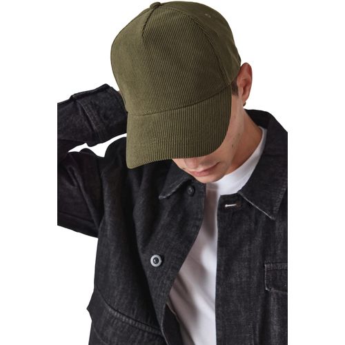 Casquette 5 panneaux en velours - 2