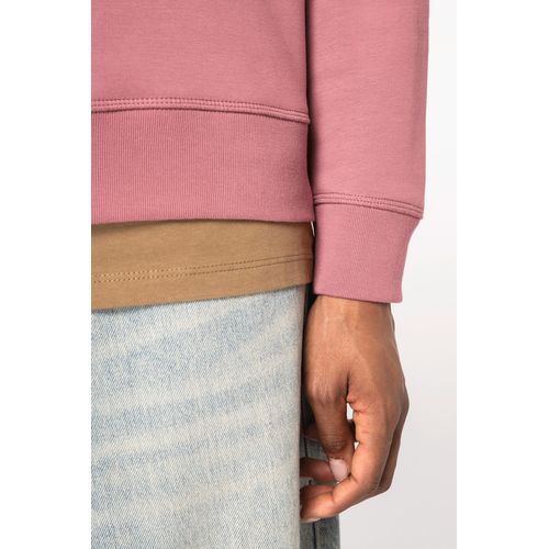 Sudadera ecorresponsable cuello redondo hombros caídos mujer