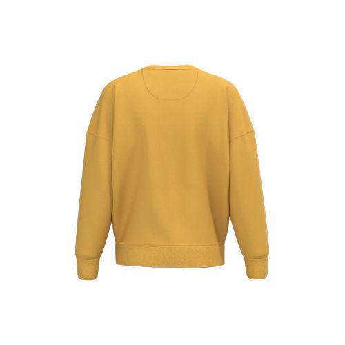 Sudadera ecorresponsable cuello redondo hombros caídos mujer