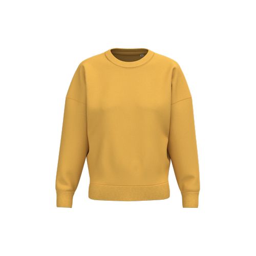 Sudadera ecorresponsable cuello redondo hombros caídos mujer