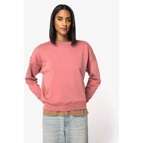 SUDADERA ECORRESPONSABLE CUELLO REDONDO HOMBROS CAÍDOS MUJER