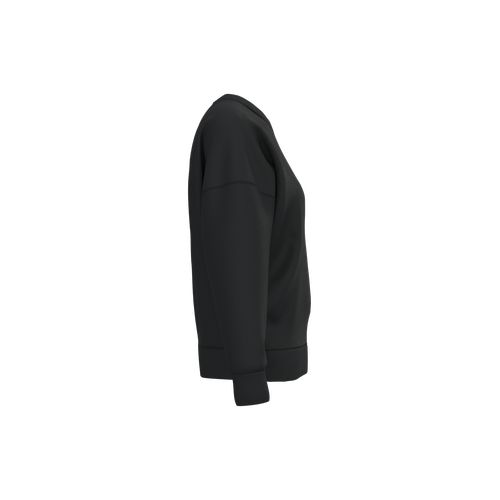 Sudadera ecorresponsable cuello redondo hombros caídos mujer