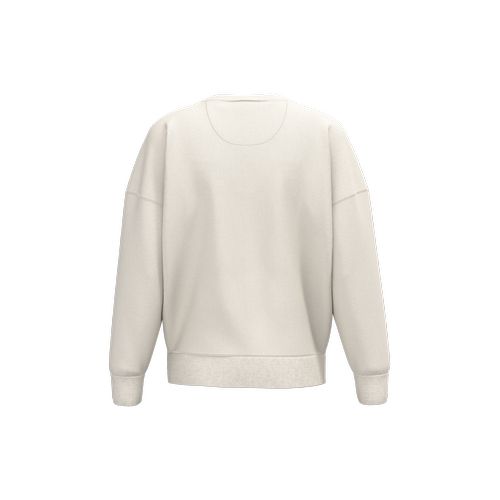 Sudadera ecorresponsable cuello redondo hombros caídos mujer