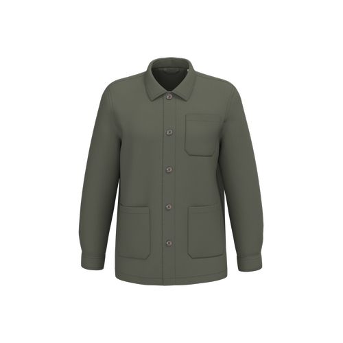 Veste worker écoresponsable délavée unisexe thumbnail 9