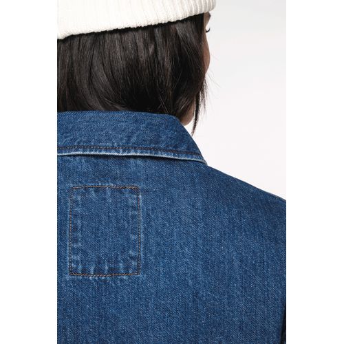 Veste en jean écoresponsable à épaules tombantes unisexe thumbnail 8