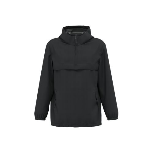Veste coupe-vent imperméable écoresponsable quart zip unisexe thumbnail 9