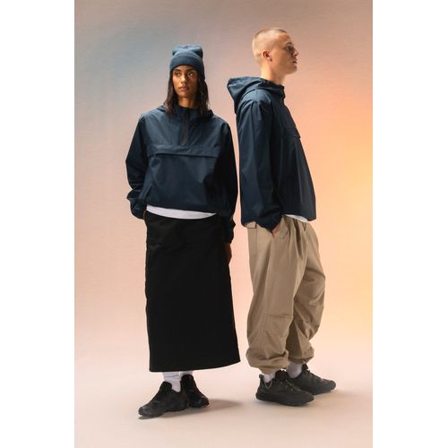 Veste coupe-vent imperméable écoresponsable quart zip unisexe thumbnail 5