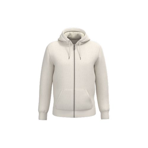 Sweat-shirt écoresponsable zippé doublé en sherpa unisexe