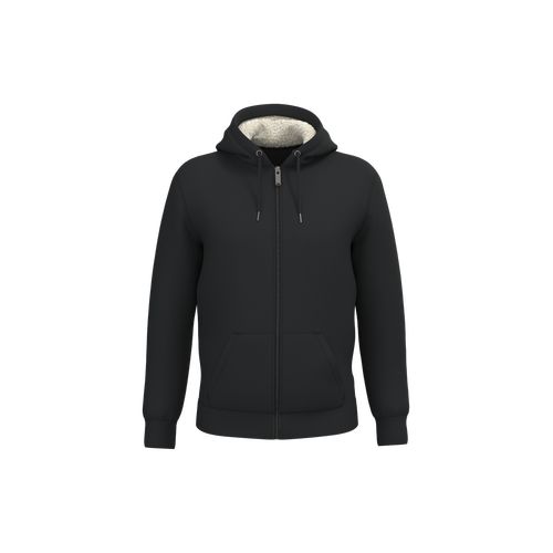 Sweat-shirt écoresponsable zippé doublé en sherpa unisexe - 10