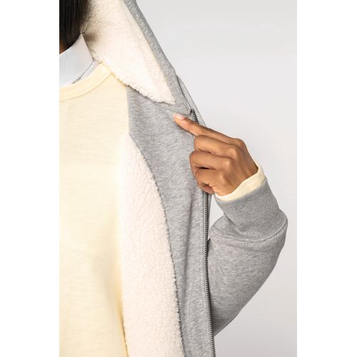 Sweat-shirt écoresponsable zippé doublé en sherpa unisexe - 6