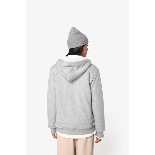 Sweat-shirt écoresponsable zippé doublé en sherpa unisexe - 7