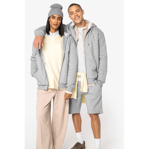 Sweat-shirt écoresponsable zippé doublé en sherpa unisexe - 1