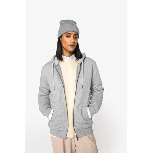 Sweat-shirt écoresponsable zippé doublé en sherpa unisexe - 5