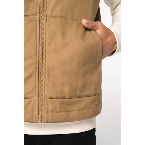 Bodywarmer rembourré en sergé écoresponsable à col teddy unisexe - 9