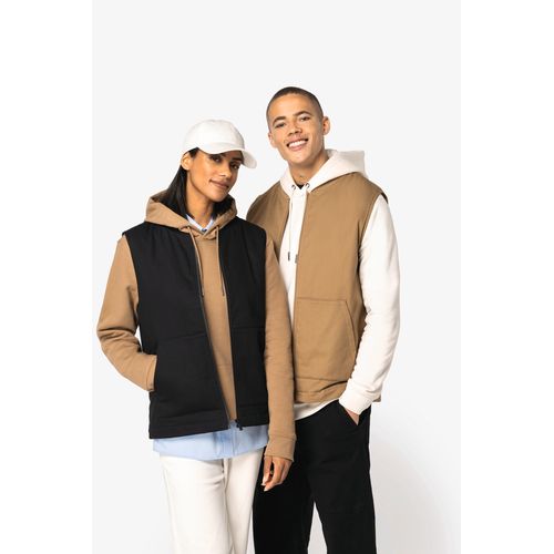 Bodywarmer rembourré en sergé écoresponsable à col teddy unisexe - 3